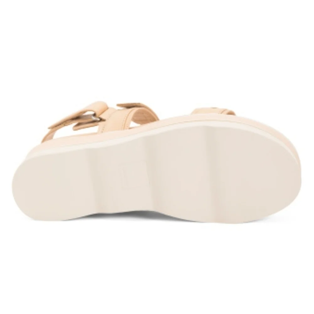 🤎🔹️Dolce Vita 🔹️french Vanilla Izak Platform Wedge Sandal (Women)